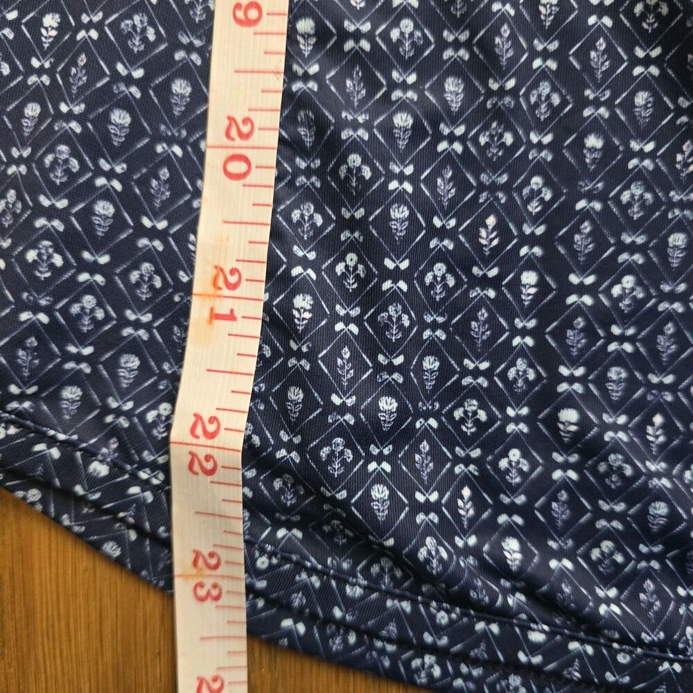 Peter Millar Women's XS Navy Back Nine Lightweight Long-Sleeve Zip Sun Shirt - Picture 13 of 13